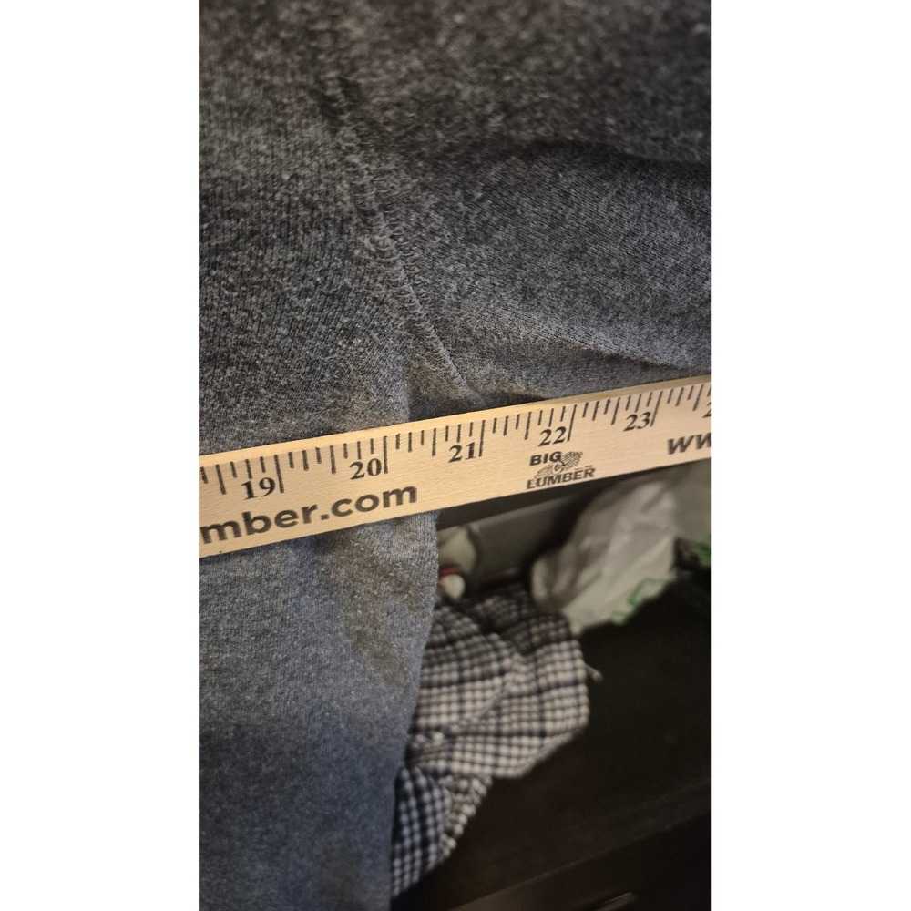 Boho Arrow Hoodie Gray Zip Up Hooded Sweatshirt Size L Western Casual Cozy - Picture 10 of 11